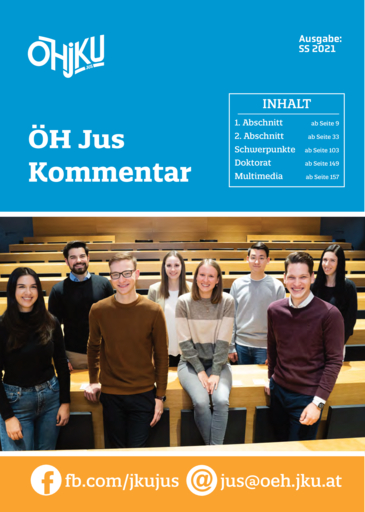 ÖH Jus Kommentar - SS 2021 ÖH Jus Kommentar - SS 2021