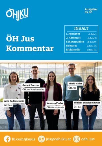ÖH Jus Kommentar - SS 22 ÖH Jus Kommentar - SS 22