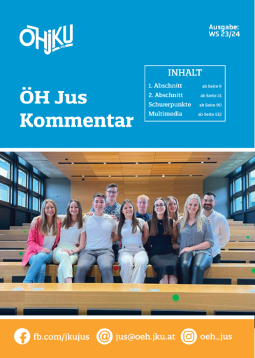ÖH Jus Kommentar - WS 23/24 ÖH Jus Kommentar - WS 23/24