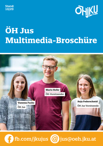 ÖH Jus Multimedia-Broschüre - 10/20 ÖH Jus Multimedia-Broschüre - 10/20