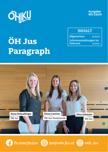ÖH Jus Paragraph - WS 23/24 ÖH Jus Paragraph - WS 23/24