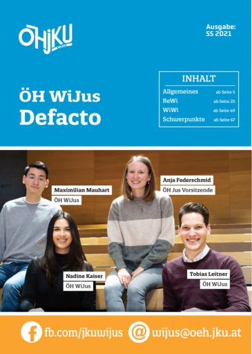 ÖH WiJus Defacto - SS 2021 ÖH WiJus Defacto - SS 2021