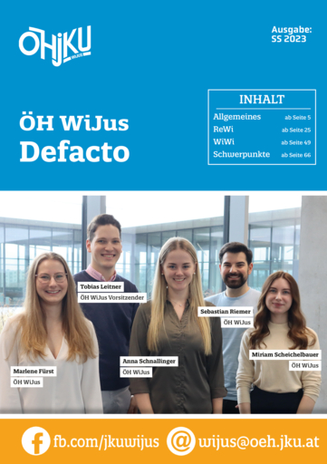 ÖH WiJus Defacto - SS 2023 ÖH WiJus Defacto - SS 2023