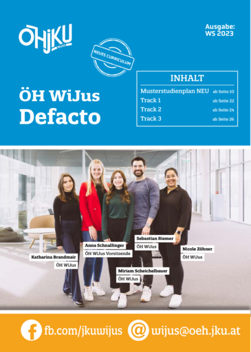ÖH WiJus Defacto - WS 2023 ÖH WiJus Defacto - WS 2023