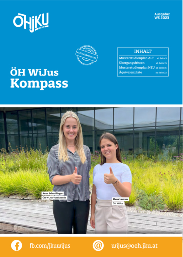 ÖH WiJus Kompass - WS 2023 ÖH WiJus Kompass - WS 2023