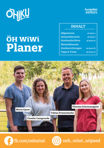 ÖH WiWi Planer - 2020/21 ÖH WiWi Planer - 2020/21