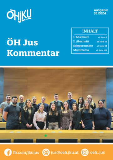 ÖH JUS Kommentar - SS 24 ÖH JUS Kommentar - SS 24