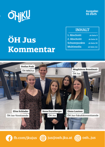 ÖH JUS Kommentar - SS 25 ÖH JUS Kommentar - SS 25