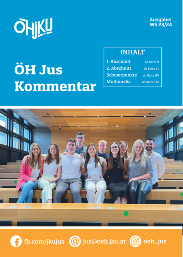 ÖH JUS Kommentar - WS 23/24 ÖH JUS Kommentar - WS 23/24